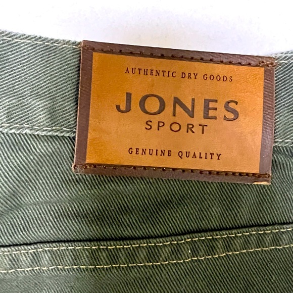 NWT Womens Jones Sports Classic Fit Olive Green Jeans  Size 16 - Picture 6 of 8